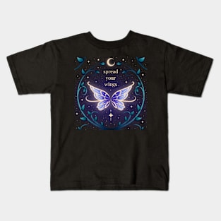 Cosmic Butterfly Kids T-Shirt